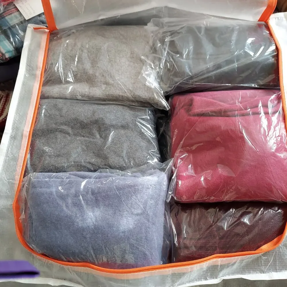 IKEA PÄRKLA - Set of Four (4) IKEA Roomy Sturdy Storage Reusable Case Tote Eco